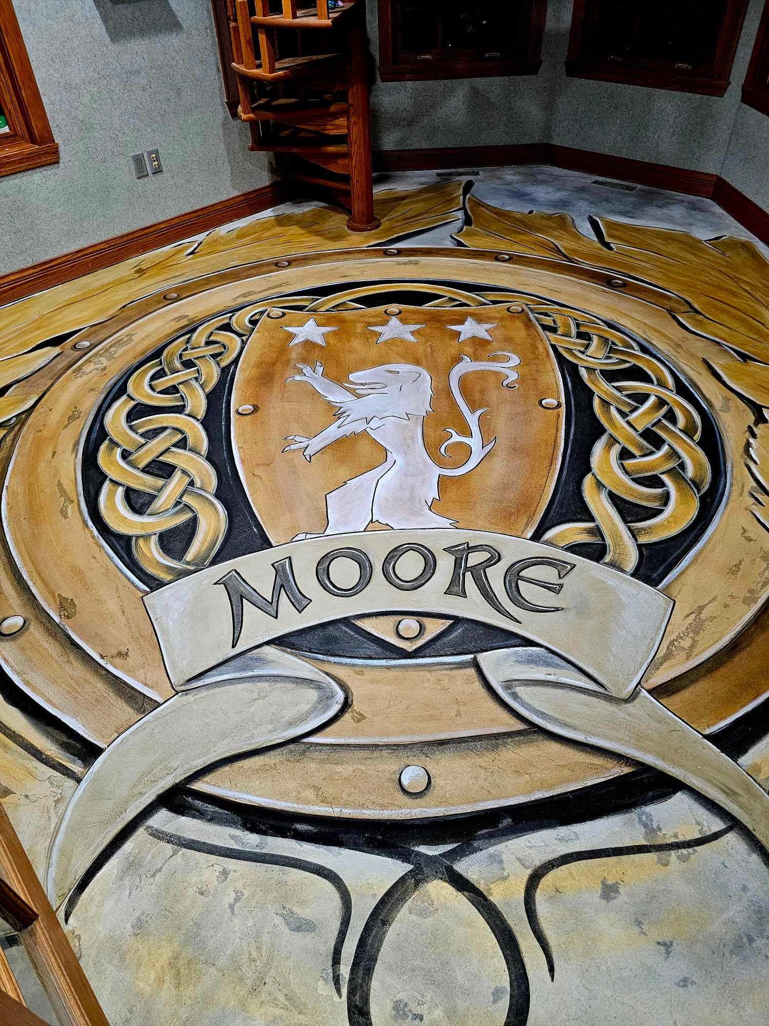 Decorative Overlay Floor